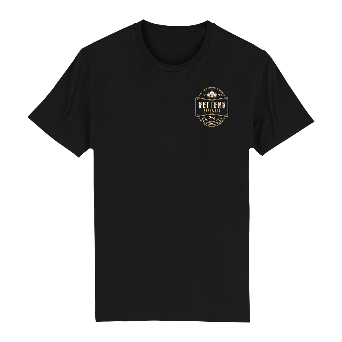T-Shirt Logo + "Biergärtner" [schwarz]